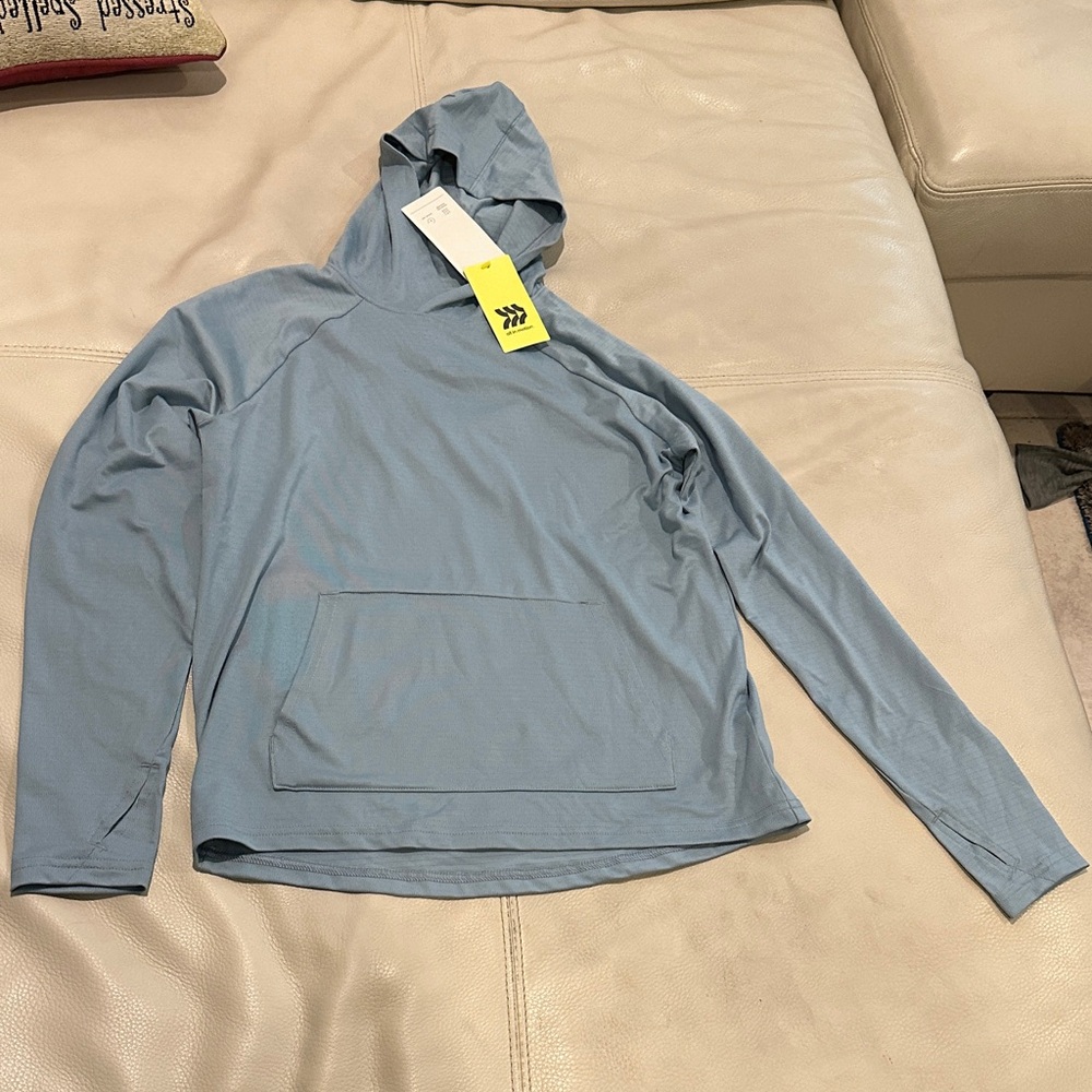 All in Motion Light Blue Kids Long Sleeve Hoodie